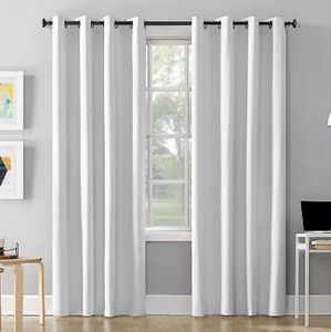 Sun Zero Cameron 100% Blackout Thermal Insulated Grommet Single Curtain Panel
